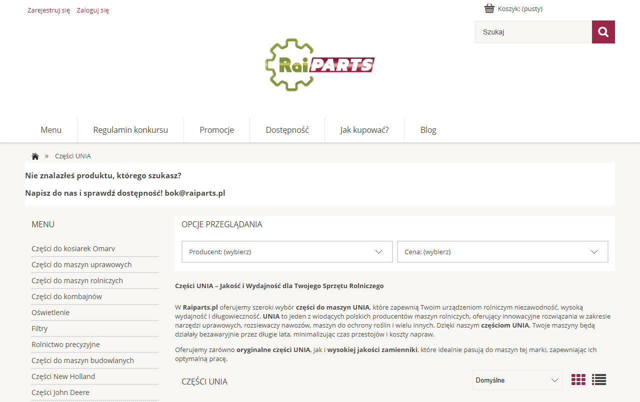 Części UNIA a wydajność pracy w gospodarstwie – co realnie wpływa na tempo i precyzję pracy