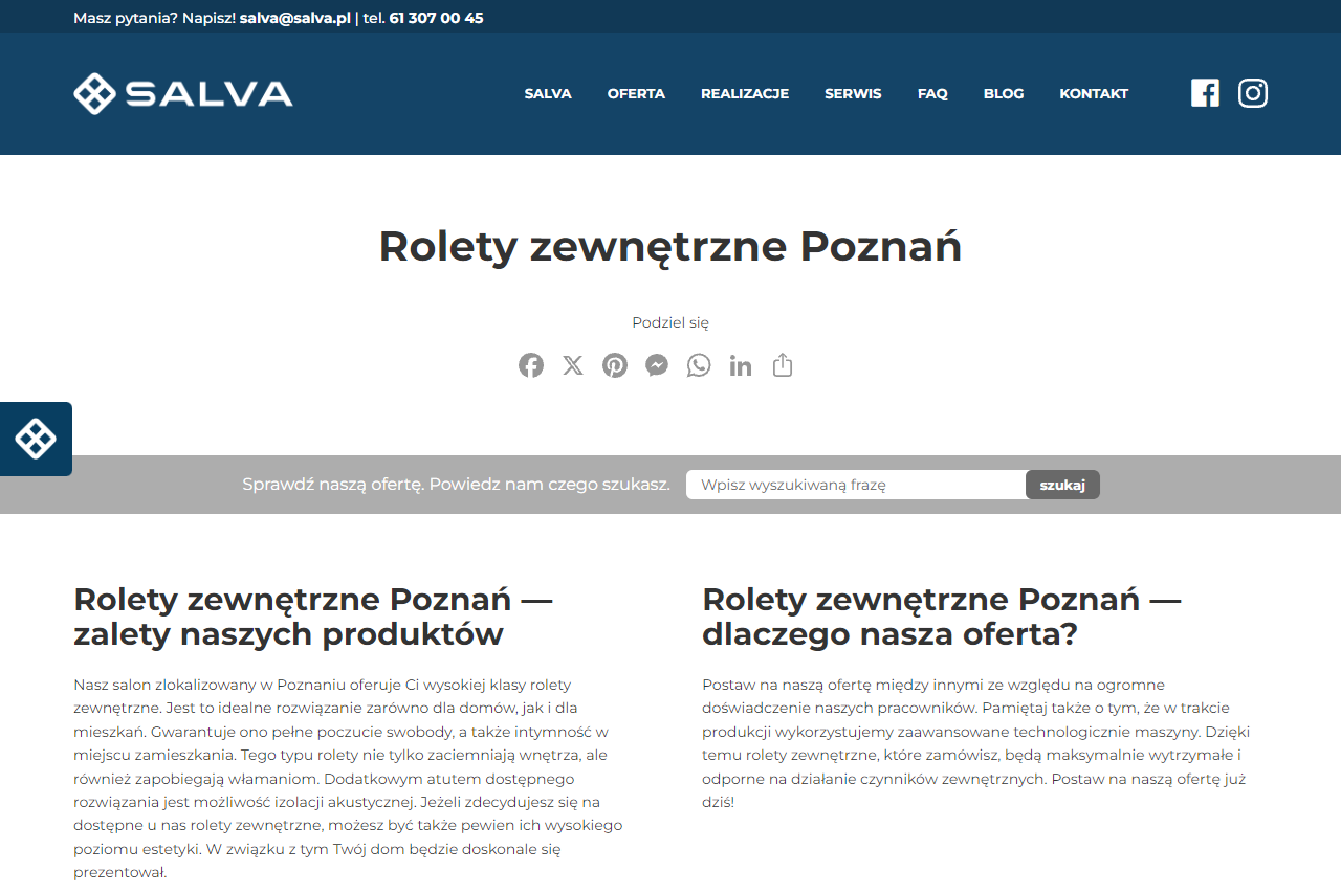 Rolety zewnętrzne w Poznaniu – jak zwiększyć bezpieczeństwo domu i obniżyć rachunki za energię?