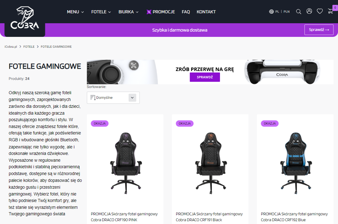 Fotele gamingowe do wielogodzinnego grania – co sprawdzić przed zakupem?