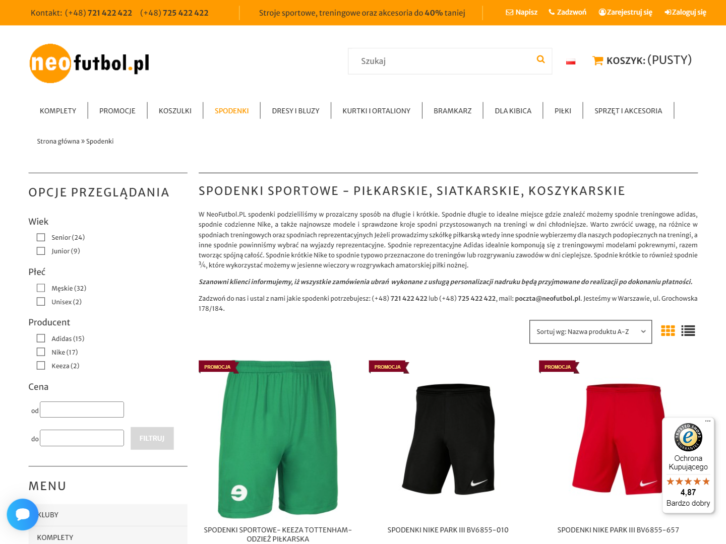 Spodenki piłkarskie dla dzieci – jak wybrać model, który zapewni swobodę i bezpieczeństwo?